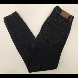 Sz 26 Madewell Black Skinny Jeans High Waisted